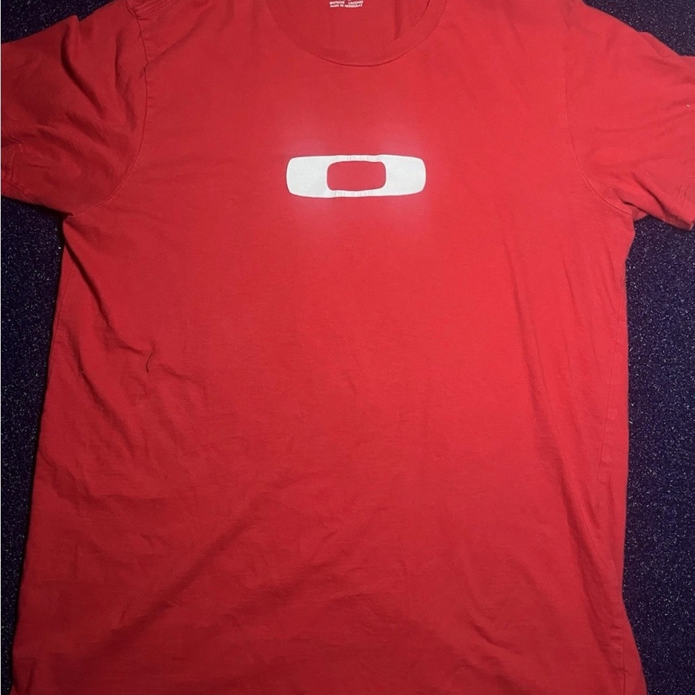 Oakley Red Short Sleeve Tee